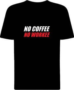 Футболка No coffee