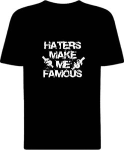 Футболка Haters make me famous