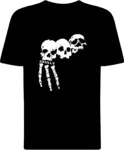 Футболка 3 Skulls