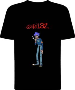 Футболка Gorillaz signer