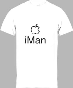 Футболка iMan Steve Jobs