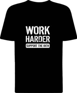 Футболка Work harder