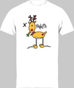 Футболка New Year Rudolph