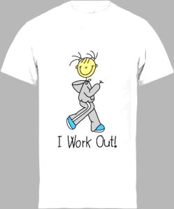 Футболка I Work Out