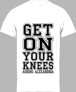 Футболка Asking Alexandria Get On Your Knees