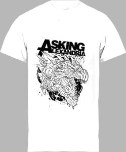 Футболка Asking Alexandria Dragon