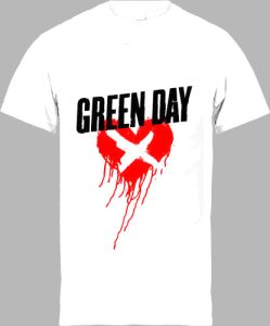 Футболка Green Day Heart