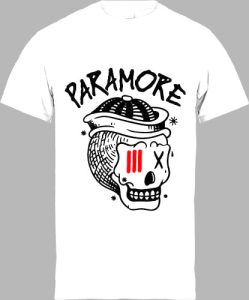 Футболка Paramore Skull