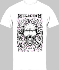 Футболка Megadeth Th1rt3en