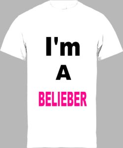 Футболка Justin Bieber I’m Belieber