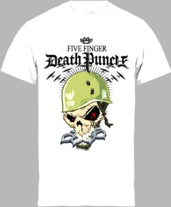 Футболка Five Finger Death Punch Skull In Helmet