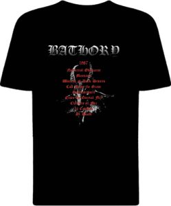 Футболка Bathory 1987