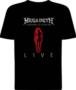 Футболка Megadeth Countdown To Extinction Live