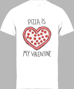 Футболка Pizza Is My Valentine