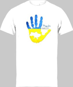 Футболка Pray for Ukraine Hand