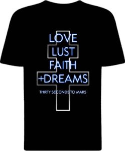 Футболка 30 Seconds To Mars Love