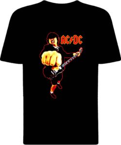 Футболка AC/DC Angus Fist