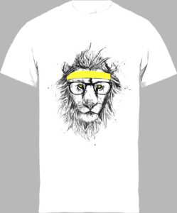 Футболка Hipster Lion