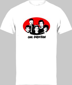 Футболка One Direction Pop Red Oval