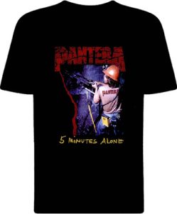 Футболка Pantera 5 Minutes Alone