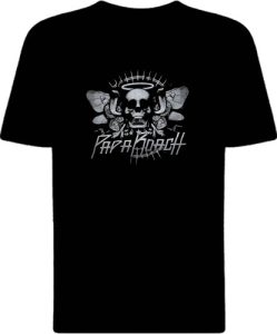 Футболка Papa Roach Skull Butterfly