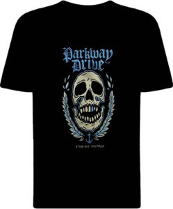 Футболка Parkway Drive Australia Skull