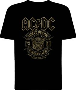 Футболка AC/DC Black Done Dirt Cheap