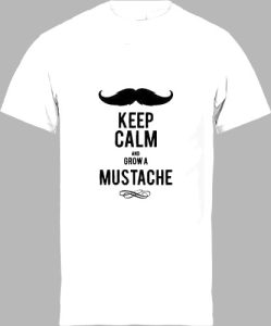 Футболка Keep Calm And Grow A Mustache