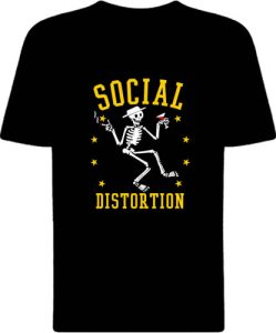 Футболка Social Distortion University Skelly