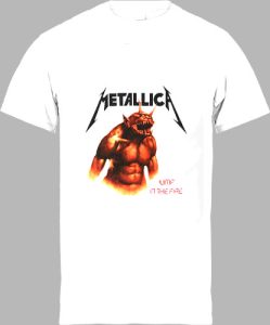 Футболка Metallica Jump In The Fire White