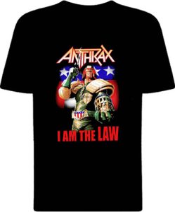 Футболка Anthrax I am the Law