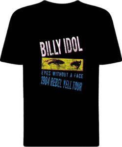 Футболка Billy Idol Rebel Yell Tour ’84