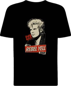 Футболка Billy Idol Rebel Yell Tour