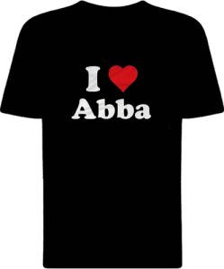 Футболка ABBA I Love