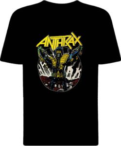 Футболка Anthrax I Am The Law Judge Dredd