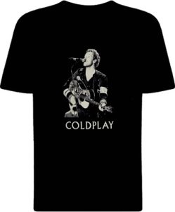 Футболка Coldplay Christ Martin