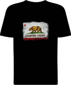 Футболка Counting Crows California Flag Bear