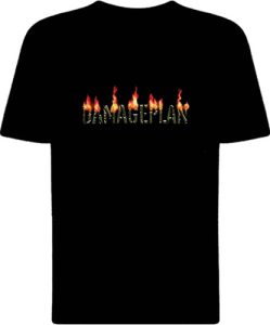 Футболка Damageplan Burning Logo