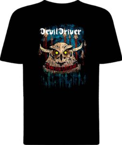 Футболка Devil Driver Owl And Spears