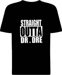 Футболка Dr Dre Straight Outta