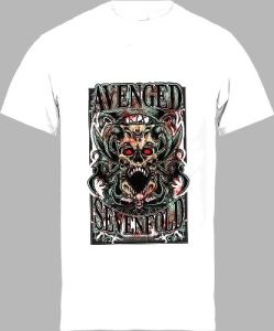 Футболка Avenged Sevenfold Growling Skull