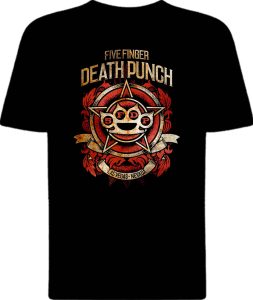 Футболка Five Finger Death Punch Badge Of Honor