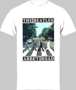 Футболка The Beatles Abbey Road Block Title