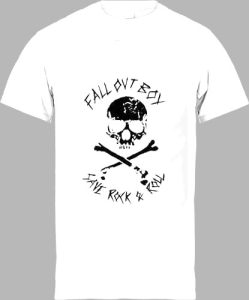 Футболка Fall Out Boy Skull and Cross Bones