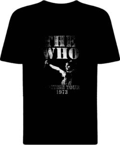 Футболка The Who British Tour 1973