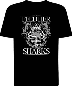 Футболка Feed Her To The Sharks Take A Stand