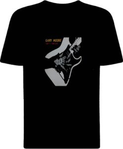 Футболка Gary Moore Guitar Dirty Fingers Logo