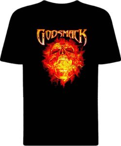 Футболка Godsmack Flaming Skull