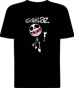 Футболка Gorillaz Skull