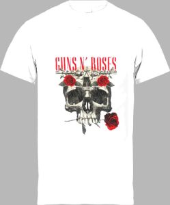 Футболка Guns N Roses Skull view 3